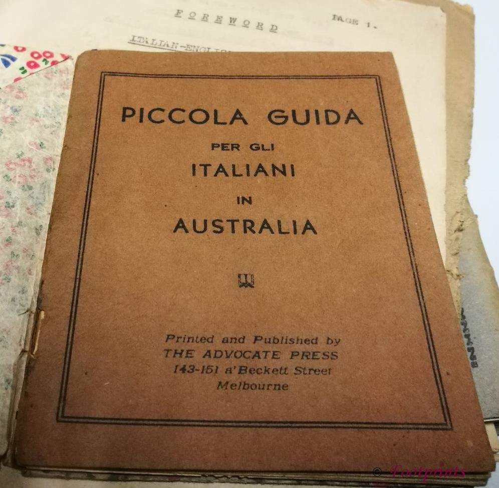 Antonio Arici Piccola Guida per gli Italiani in Australia